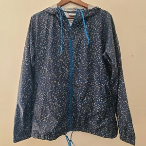 Giacca a vento Columbia Shell donna L blu impacchettabile poliestere leggero - Foto 1 di 4