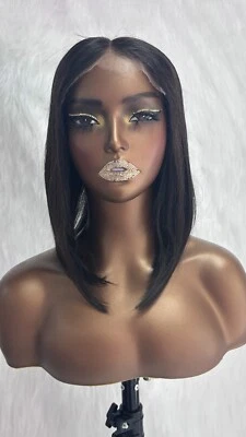 10 inch 6X6 HD Lace Straight Bob Wig - Image 1 of 4