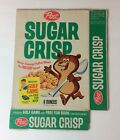 1960's SUGAR CRISP cereal box w/ Sugar Bear - Post