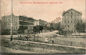 Antike Postkarte Batesville Indiana Greeman Bros. Manufacturing Co. - Bild 1 von 2