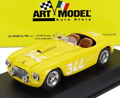 MODELLINO AUTO STATICO DIECAST FERRARI 166 MM #344 MILLE MIGLIA 1951 PALMER 1/43 - Immagine 1 di 3
