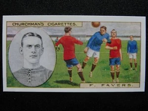 No.35 FRED FAYERS - HEDDERSFIELD TWN Footballers (Coloured) REPRO Churchman 1914 - Picture 1 of 1