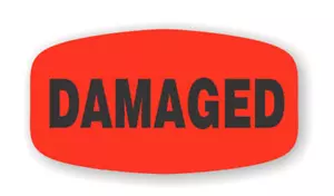 1000 each Damaged LABELS GREAT STICKERS - Picture 1 of 2