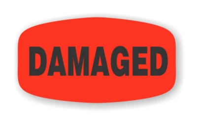 AMERICAN ONLINE PRODUCTS 1000 each Damaged LABELS GREAT STICKERS