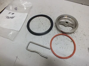 COLADOR ANGLE-LINE F&H 4" ANILLO RETENEDOR, CLIPS, JUNTA TÓRICA 721488 720408#42 - Imagen 1 de 9