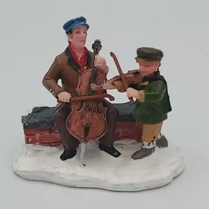 Figurina singola senza scatola Lemax Villaggio di Natale Troubadours - Foto 1 di 9