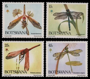 Botswana 1983 - Mi-N.o 333-336 ** - Estampillada sin montar o nunca montada - libélulas / libélulas - Imagen 1 de 1