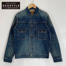 Japan Blue Jeans Cote D'Ivoire Cotton Selvage Jacket 40 W54cm/L65cm JAPAN