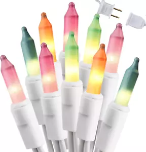 Easter Lights, 150 Count 34.8Ft Incandescent Pastel String Lights, Connectable 1 - Picture 1 of 12