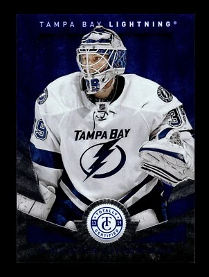 5-01-04 PWE . 2013-14 totally certified panini #144 anders lindback /50 - Image 1 of 2