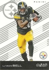 Le'veon Leveon Bell #55 Steelers  RB 2015 Panini Clear Vision Football Acetate