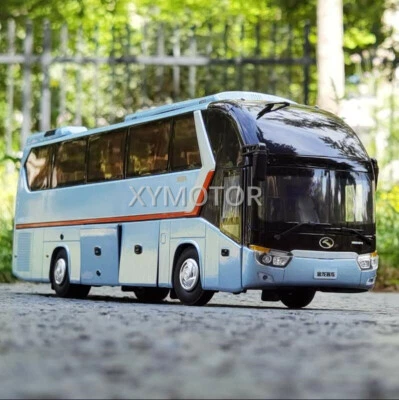 Autobús Dragón Dorado 1/38 Autobús Metal Diecast Modelo Regalos Azul/Dorado/Rojo/Plateado Foto 1 de 4