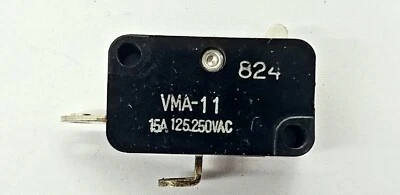 Mulon VMA-11 ,SPST- OFF-(ON) Push Button Plunger micro switch 15A @ 250 V AC - Image 1 of 3