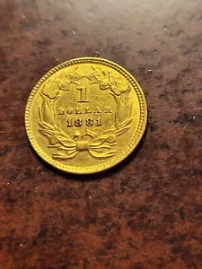 1881 Princess $1 gold coin, Philadelphia inv04 g18ej - Picture 1 of 2