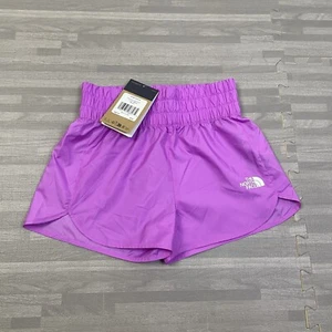 The North Face Never Stop Woven Shorts Girls Size Medium (10) Violet Crocus $35 - Picture 1 of 8