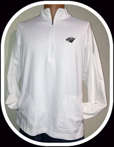 MINNESOTA WILD ANTIGUA WOMENS LARGE 1/4 ZIP STORE DISPLAY SHIRT NEW WO TAGS - Picture 1 of 6