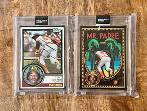 Topps Project 2020 #64 Tony Gwynn 1983 RC Joshua Vides & Efdot #94 W/Box