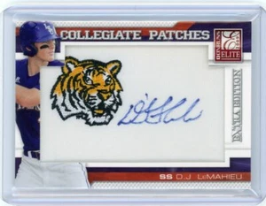 2009 Panini Elite Extra Edition Collegiate Patch Auto 28 D.J. Lemahieu #122/125 - Picture 1 of 2