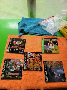 Playstation 1 ps1 game booklets inserts lot of 5 duke nukem No Games LOOK - Picture 1 of 2