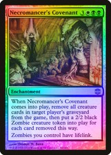 Necromancer's Covenant FOIL Alara Reborn PLD White Black Rare CARD ABUGames