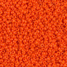 Opaque Orange Miyuki Seed Beads 11/0 (11-9406-TB)