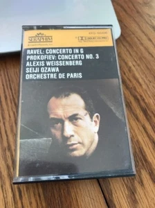 Ravel Prokofiev: Piano Concertos Weissenberg • Ozawa Cassette Ships N 24h - Picture 1 of 1