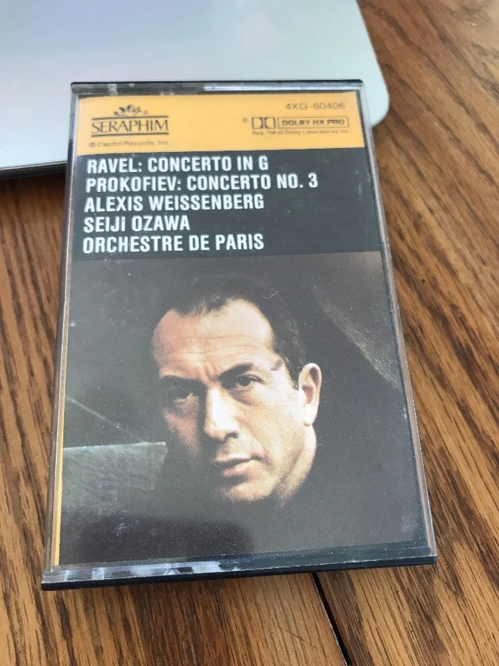 Ravel Prokofiev: Piano Concertos Weissenberg • Ozawa Cassette Ships N 24h - Image 1 of 1