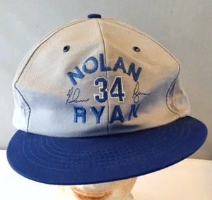 Rare Nolan Ryan 34 Baseball Hat Signed Autographed Cap In Embrodiery - Picture 1 of 9