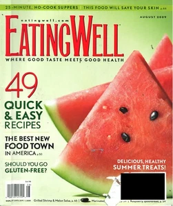 Eating Well Magazine August 2009 49 Quick & Easy Recipes New Food Town in USA - Picture 1 of 1