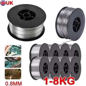 0.8mm 1KG-8KG No Gas Welding Wire MIG Flux Cored Wires Reel Spool Roll E71T-GS - Picture 1 of 7