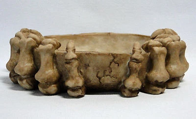 AMAZING PET PRODUCTS Terrarium Bowl Reptile Water Dish or Cigarette Cigar Ash Tray Rock Scary Finger