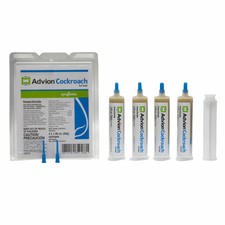 Advion Roach / Cockroach Killer Bait Gel 4 Tubes + Free Tips & Plunger!
