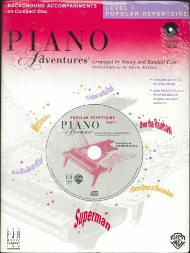 Piano Adventures Popular Repertoire Level 1 Background Accompaniment BRAND NEW - Image 1 of 1