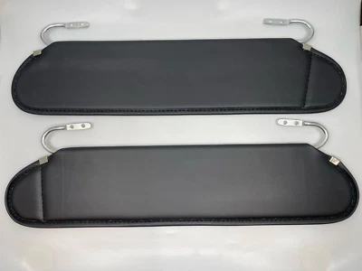 Interior Sunvisor Sun Visors Set for Jeep Wrangler YJ 87-95 Black - 2 Pieces - Imagem 1 de 4