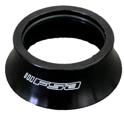 New FSA 1 1/8'' Headset Top Cap Cone Alloy 15mm Height Black Cover Road MTB - Image 1 of 2