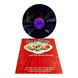 Walt Disney's Snow White Vinyl Record Illustrated Book LP ST-3906 Vintage 1966 - Picture 1 of 15