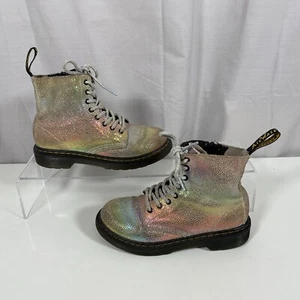 STIVALI DR MARTENS 1460 PASCAL J SIRENA SHIMMER UK TAGLIA 12 - Foto 1 di 10