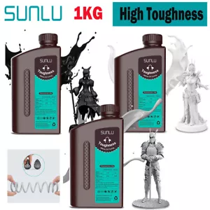 SUNLU 1KG High Tough Flexible Resin,3D Drucker Resin,405nm UV Curing,Flexible - Bild 1 von 19