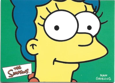2000 INKWORKS  THE SIMPSONS MARGE SIMPSON WE'RE BAAAACK #P3 PROMO CARD - Image 1 of 4