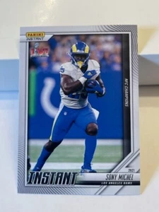  Sony Michel 2021 Panini Super Bowl LVI NFC Champion #227 RAMS SP/323 🙂 - Imagen 1 de 3