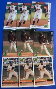 MIKE CERVENAK Grandstand Norwich Navigators lotto di 9 carte - Foto 1 di 1