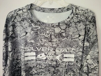 Pullover Silver Bait Talla XL Pesca Exterior Manga Larga Excelente Gris Camuflaje Foto 1 de 4