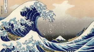 THE GREAT WAVE OFF KANAGAWA - REFRIGERATOR PHOTO MAGNET 3"-5" - Picture 1 of 1
