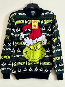 The Grinch Christmas Jumper Sweater Grinchmas Primark MEDIUM Movie Dr Seuss NEW! - Picture 1 of 5