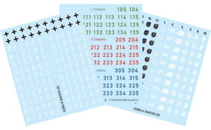 Flames of War Late War Germany Waffen-SS Decal Set (GE954) - Picture 1 of 1