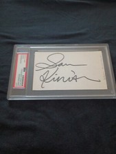 Sam Kinison signed Index Card