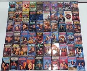 STAR TREK NEXT GENERATION Numbered novels You choose 1 or more - Picture 1 of 17