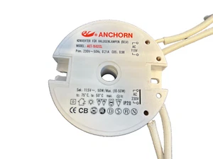 Trafo rund 50 Watt Halogen ANCHORN AET-1502CL Elektronischer Transformator - Bild 1 von 2