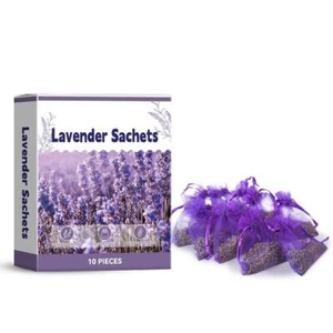 10PCS/Pack Lavender Sachet, Hanging Wardrobe Sachets Freshener Fragrance FAST - Picture 1 of 12