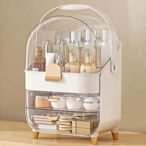 Makeup Organizer, Skincare Holder Bathroom Counter Organizer, Storage Box Cosmet - Picture 1 of 12